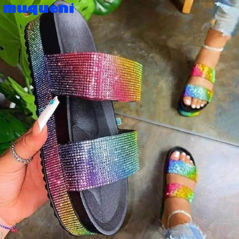 2021 Women's Sandals Summer low Heel Outdoor Beach Slippers Rhinestone Platform Shoes Fashion Plus Size 43
2021 Women's Sandals Summer low Heel Outdoor Beach Slippers Rhinestone Platform Shoes Fashion Plus Size 43