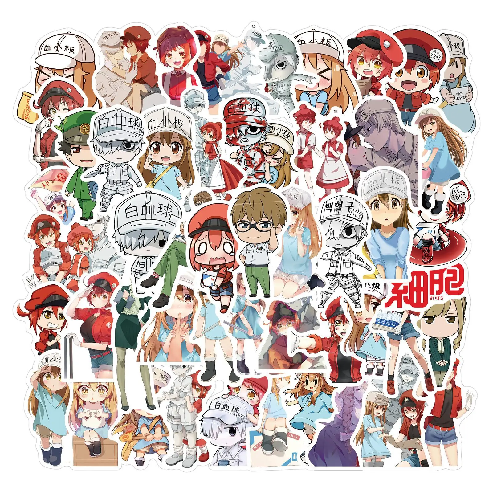10/50Pcs Anime Cells At Work Stickers Hataraku Saibou Stickers for Laptop Waterproof Stickers Motorcycle Bicycle Luggage Decal
10/50Pcs Anime Cells At Work Stickers Hataraku Saibou Stickers for Laptop Waterproof Stickers Motorcycle Bicycle Luggage Decal