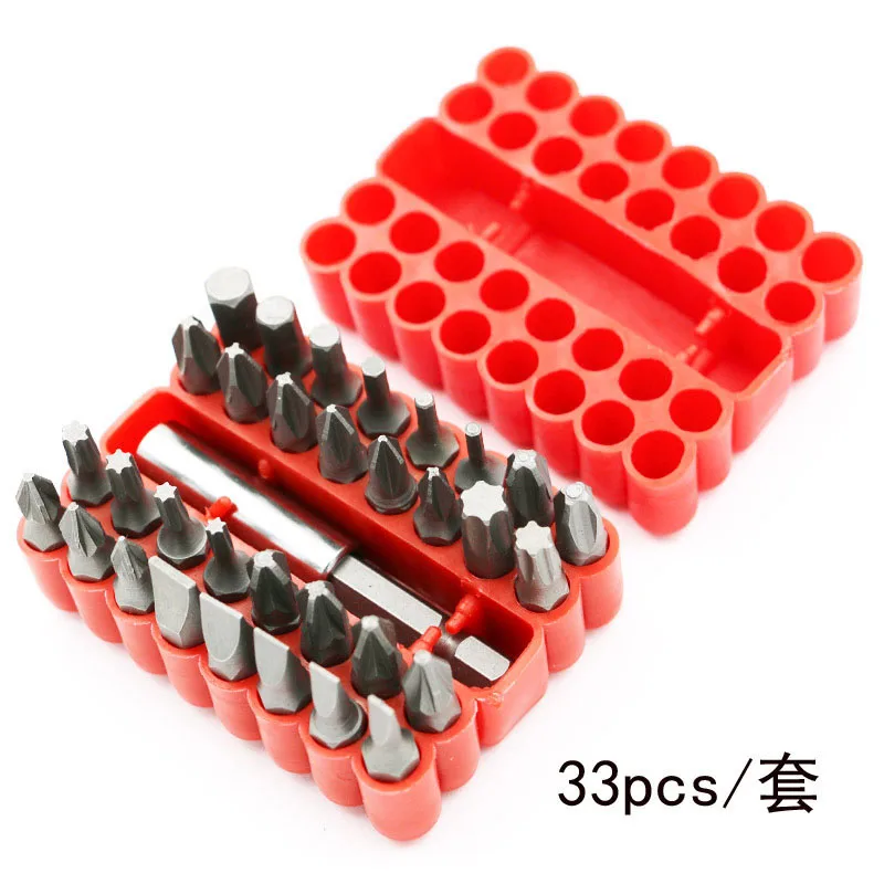 33pcs Electric Screwdriver Bit Set Charging Drill Bit Multifunction Special-shaped Screwdriver Bit
33pcs Electric Screwdriver Bit Set Charging Drill Bit Multifunction Special-shaped Screwdriver Bit