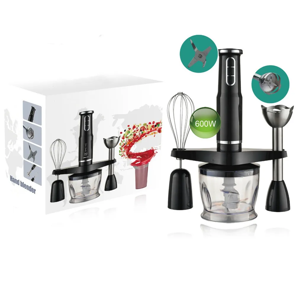 4 in 1 High Power 600W Immersion Hand Stick Blender Mixer with Chopper and Smoothie Cup Stainless Steel Ice Blades for kitchen
4 in 1 High Power 600W Immersion Hand Stick Blender Mixer with Chopper and Smoothie Cup Stainless Steel Ice Blades for kitchen