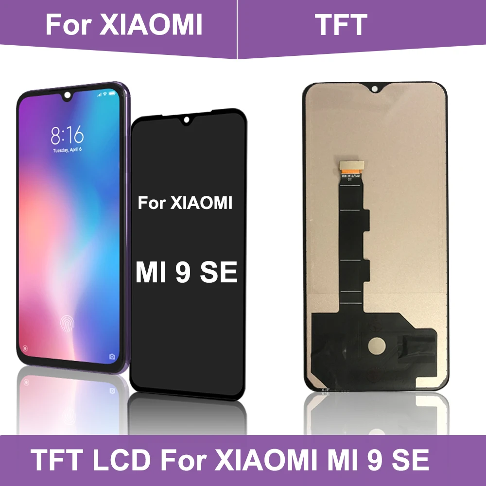 Display For Xiaomi Mi 9 SE LCD Screen Replacement With Fingerprint 10 Touch Display For Xiaomi Mi9 SE Mi 9SE M1903F2G LCD
Display For Xiaomi Mi 9 SE LCD Screen Replacement With Fingerprint 10 Touch Display For Xiaomi Mi9 SE Mi 9SE M1903F2G LCD