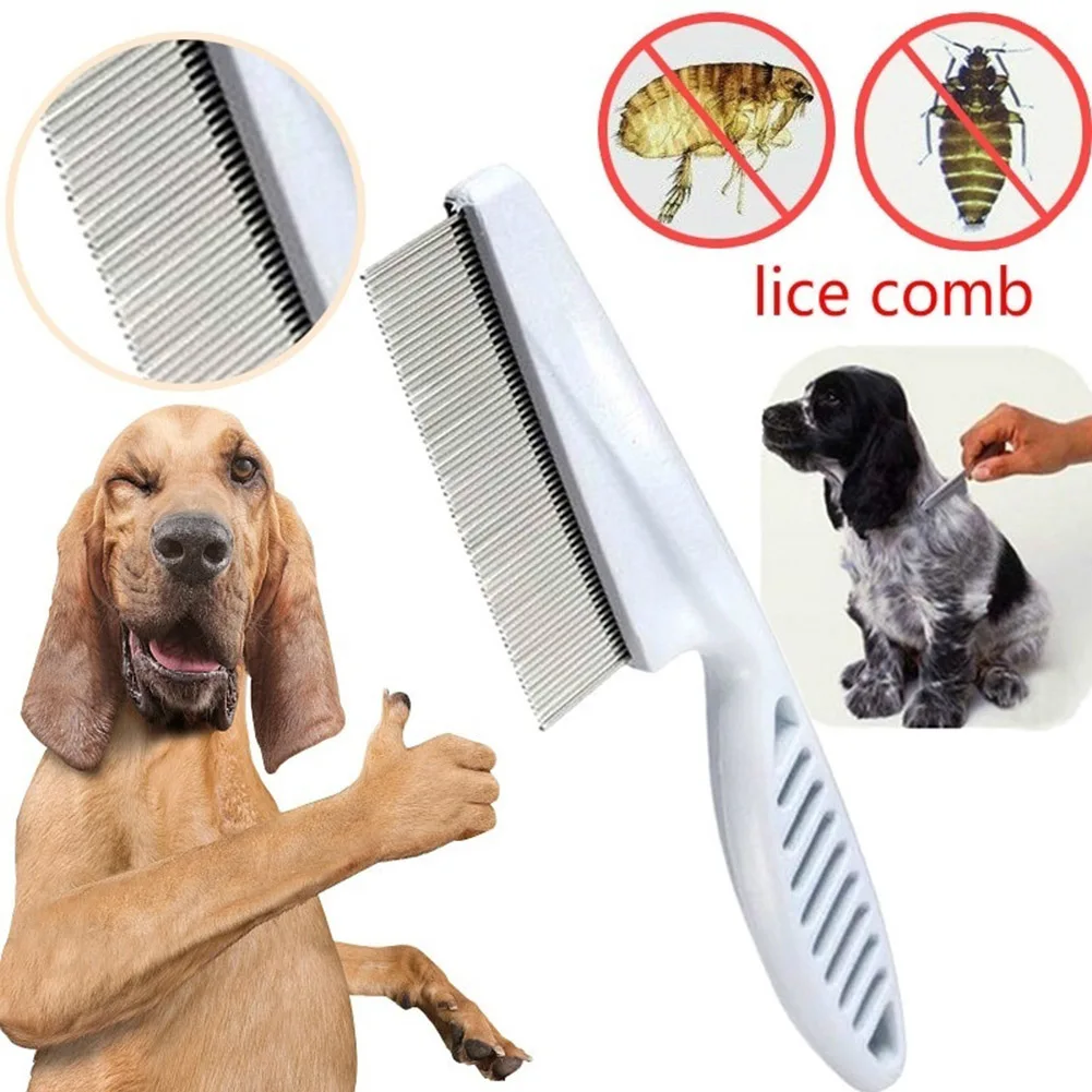 Pet Hair Flea Comb Puppy Cat Hair Grooming Brush Dog Flea Louse Shedding Tools
Pet Hair Flea Comb Puppy Cat Hair Grooming Brush Dog Flea Louse Shedding Tools
