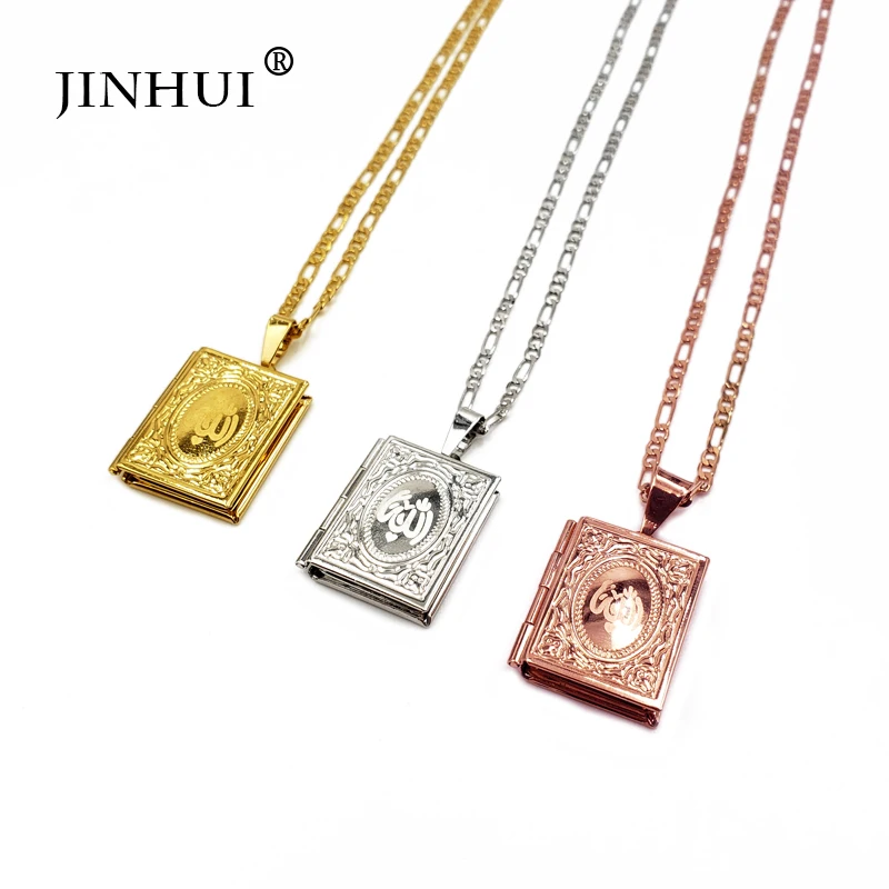 Модные женские ожерелья JINHUI золотого и серебряного цвета в коробке подвеска 45 см