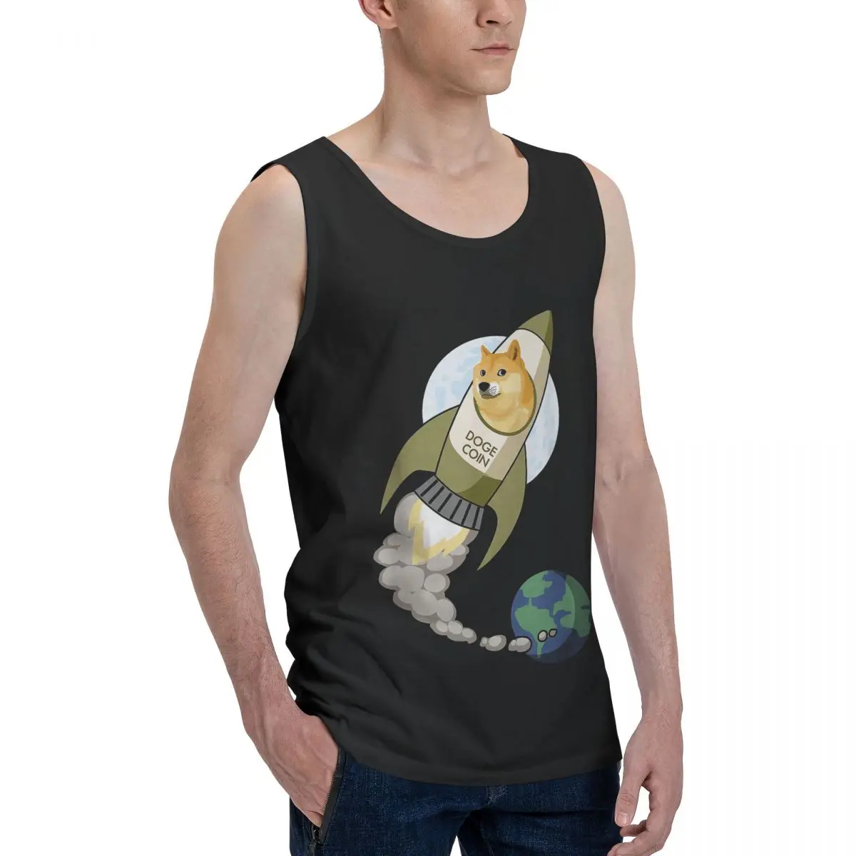 Dogecoin To The Moon (3) Men's Tank Top Shirt R376 Vest Men set Humor Graphic Graphic Sleeveless Garment
Dogecoin To The Moon (3) Men's Tank Top Shirt R376 Vest Men set Humor Graphic Graphic Sleeveless Garment