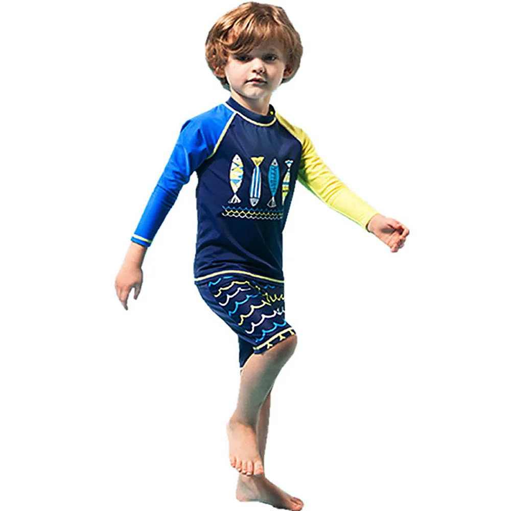 Boy Two Pieces Suit Swimwear Children Long Sleeve Swimsuit 2022 Kid Cool Cartoon Beachwear Bathing Suit
Boy Two Pieces Suit Swimwear Children Long Sleeve Swimsuit 2022 Kid Cool Cartoon Beachwear Bathing Suit