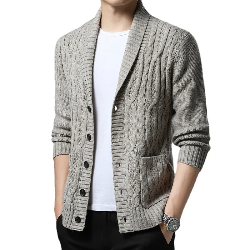 Мужской Повседневный свитер на пуговицах, черный однотонный джемпер с длинным рукавом, осень 2019
Мужской Повседневный свитер на пуговицах, черный однотонный джемпер с длинным рукавом, осень 2019