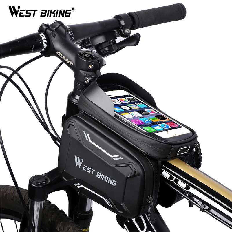 WEST BIKING Bicycle Bags Front Frame High-quality MTB Bike Bag Cycling Accessories Waterproof Screen Touch Top Tube Phone Bag
WEST BIKING Bicycle Bags Front Frame High-quality MTB Bike Bag Cycling Accessories Waterproof Screen Touch Top Tube Phone Bag