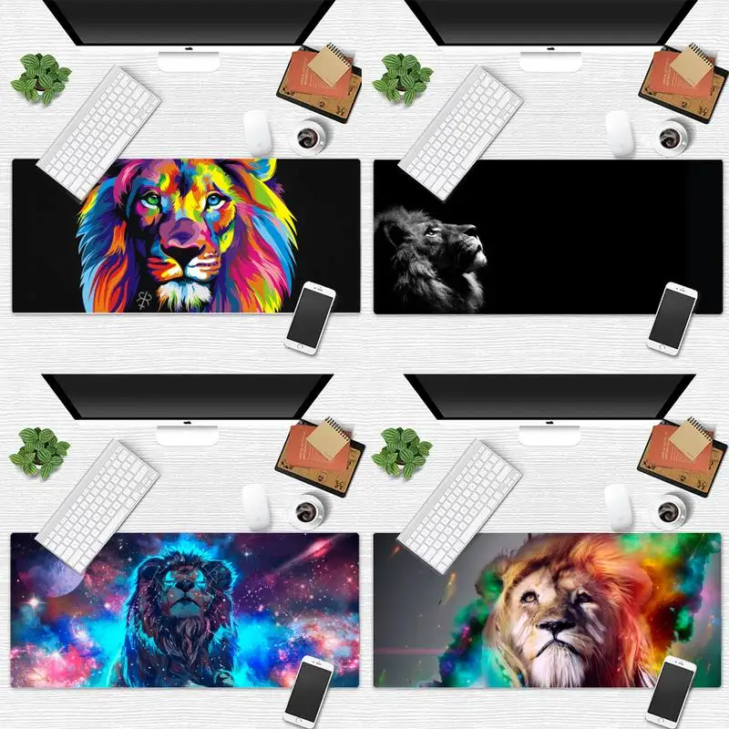 Lion Animal Anime Gaming Mousepad Computer Mat Desk Table Protect Gamer Office Work Large Mouse pad mats Non-slip Laptop Cushion
Lion Animal Anime Gaming Mousepad Computer Mat Desk Table Protect Gamer Office Work Large Mouse pad mats Non-slip Laptop Cushion