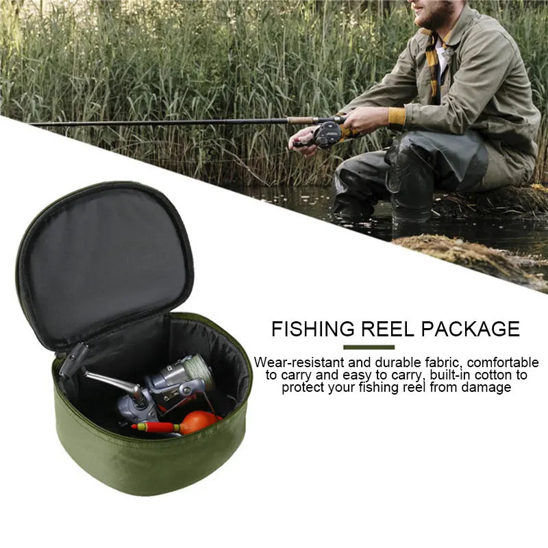 Portable Fishing Reel Bags Durable Large Capacity Oxford Cloth for Outdoor Fishing Accessories
Portable Fishing Reel Bags Durable Large Capacity Oxford Cloth for Outdoor Fishing Accessories