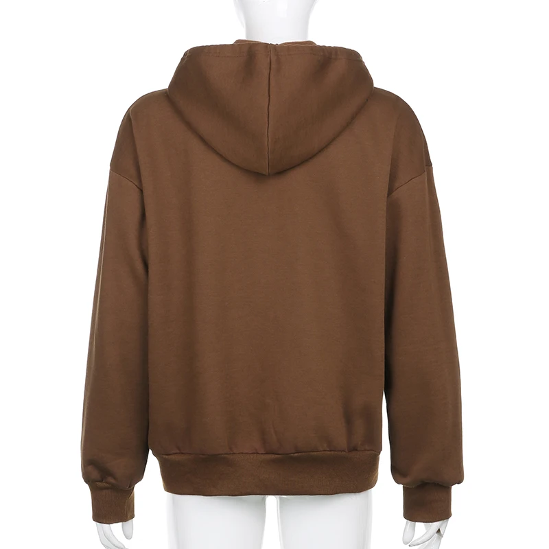 2021 Brown Y2K Aesthetic Hoodies Women Vintage Zip Up Sweatshirt Winter Jacket Clothes Pockets Long Sleeve Hooded Pullovers
2021 Brown Y2K Aesthetic Hoodies Women Vintage Zip Up Sweatshirt Winter Jacket Clothes Pockets Long Sleeve Hooded Pullovers