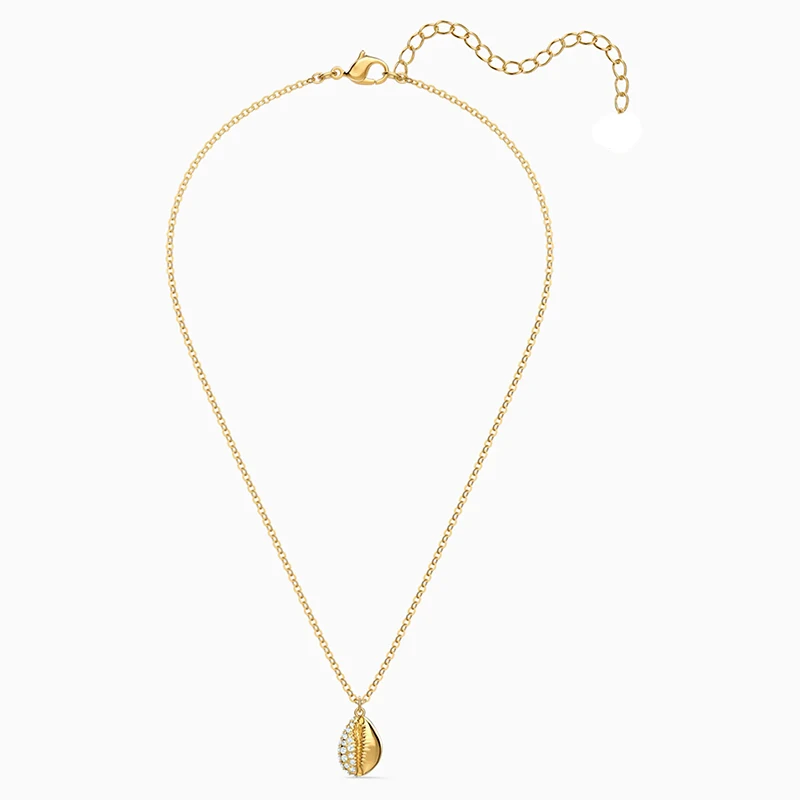 2021 Fashion Jewelry SWA New Shell Pav Pendant Gold Shell Classic Charm Fine Crystal Gold Chain Women's Luxury Jewelry Gif
2021 Fashion Jewelry SWA New Shell Pav Pendant Gold Shell Classic Charm Fine Crystal Gold Chain Women's Luxury Jewelry Gif