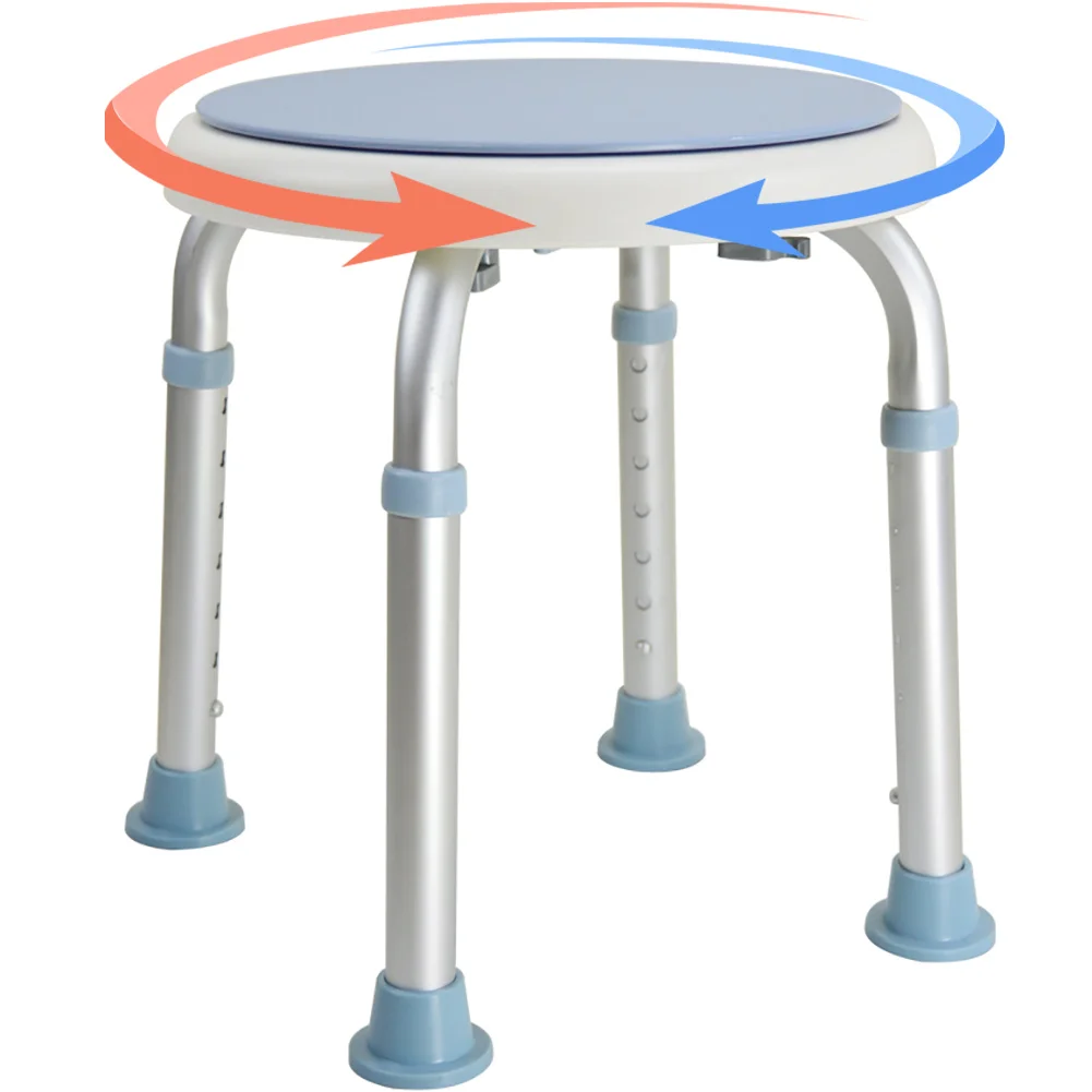 360 Degree Rotating Shower Chair, Tool Free Adjustable Shower Stool Tub Chair and Bathtub Seat Bench with Anti-Slip Rubber Tips
360 Degree Rotating Shower Chair, Tool Free Adjustable Shower Stool Tub Chair and Bathtub Seat Bench with Anti-Slip Rubber Tips
