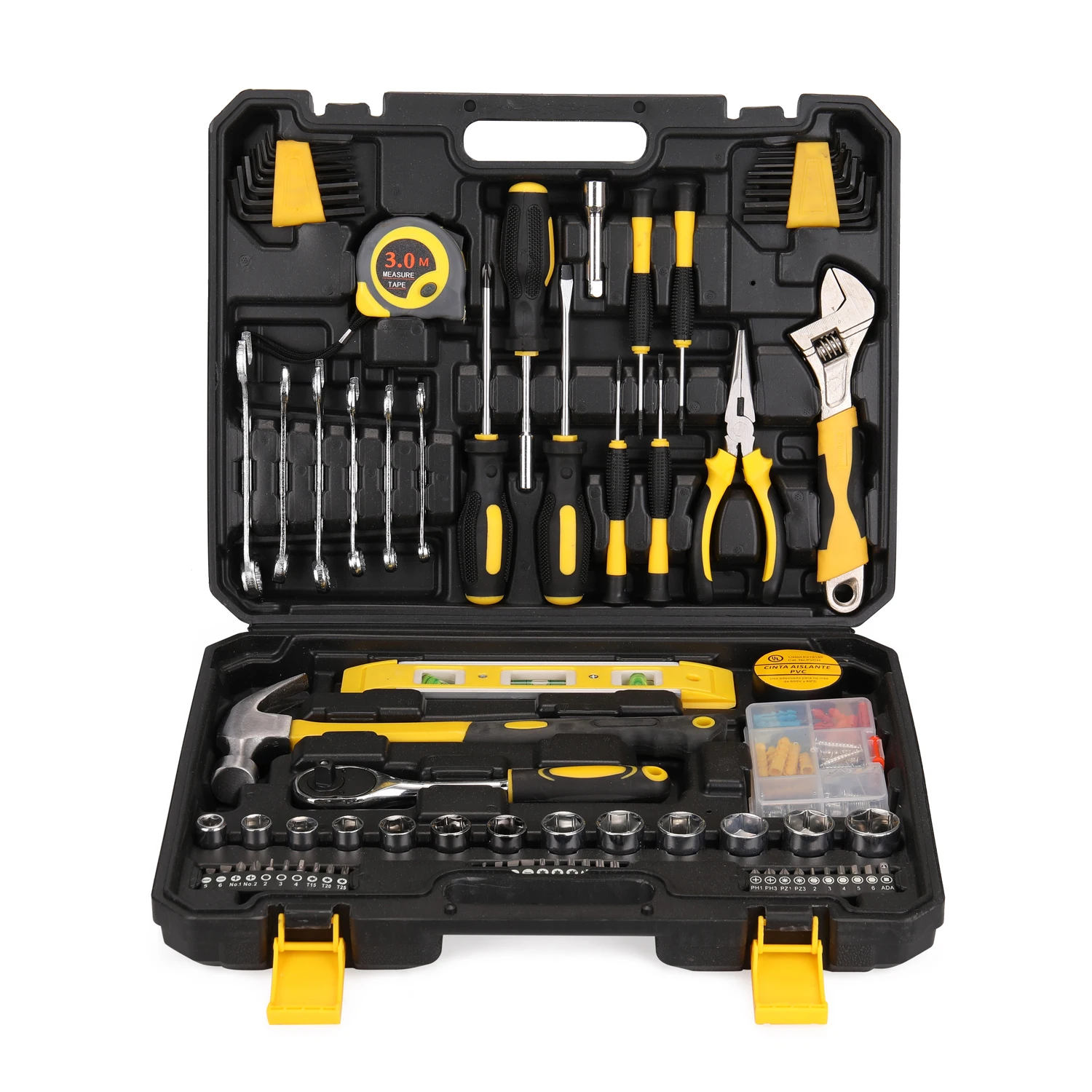 108pcs Tool Set Household Hardware Hand Tools Combination Auto Repairing Kit Tool Box
108pcs Tool Set Household Hardware Hand Tools Combination Auto Repairing Kit Tool Box