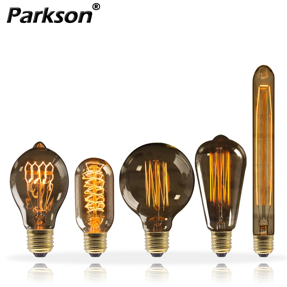 Retro Edison Lamp 220V 40W E27 Vintage Light Bulb For Home Decor T10 T45 A19 ST64 G80 G95 Bombillas Ampoule Incandescent Lamp
Retro Edison Lamp 220V 40W E27 Vintage Light Bulb For Home Decor T10 T45 A19 ST64 G80 G95 Bombillas Ampoule Incandescent Lamp