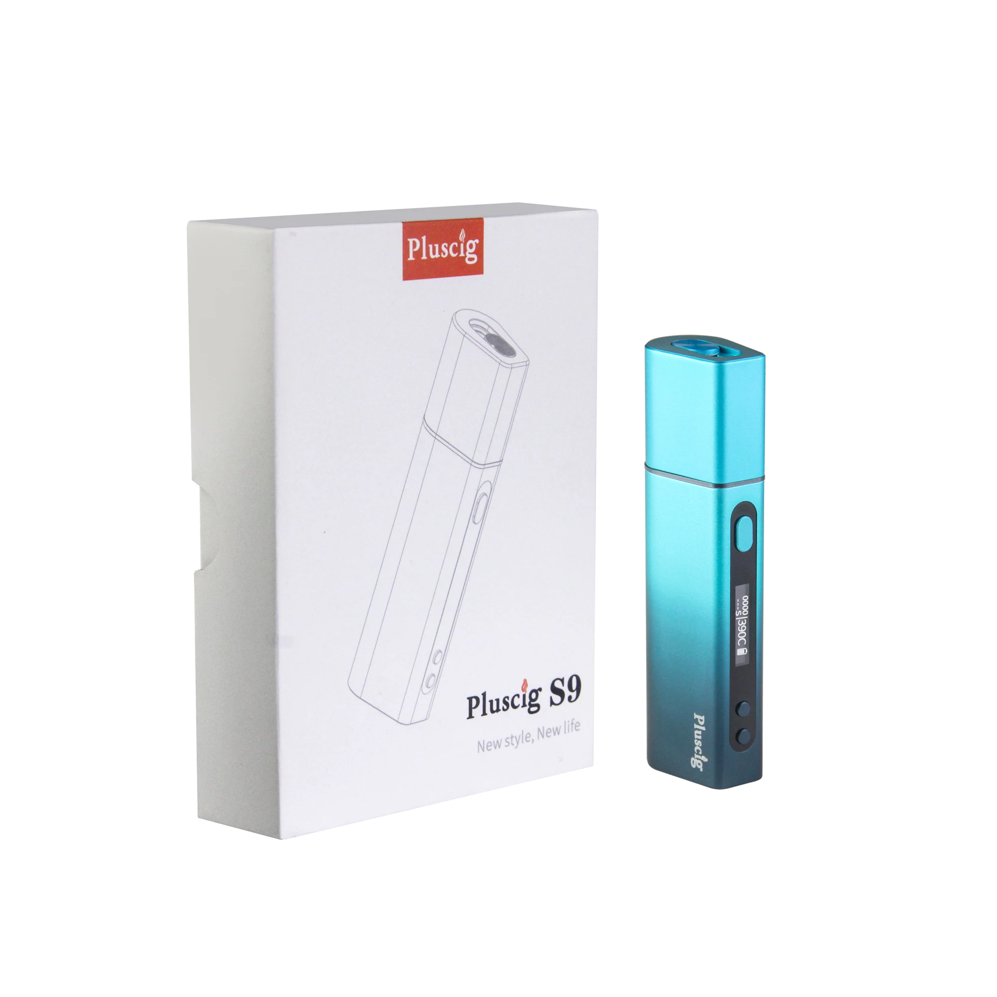 PLUSCIG S9 3500mah Heater Heat Without Burn Device Continuously Heating 40-50 Sticks For Iqosstick/HeetsStick
PLUSCIG S9 3500mah Heater Heat Without Burn Device Continuously Heating 40-50 Sticks For Iqosstick/HeetsStick