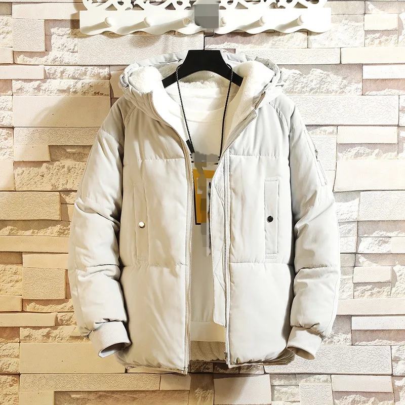 Men Winter Thicken Warm Hooded Warm Coat High Street Fashion Casual College Style Outerwear Korean Style Puffy Cotton Jackets
Men Winter Thicken Warm Hooded Warm Coat High Street Fashion Casual College Style Outerwear Korean Style Puffy Cotton Jackets