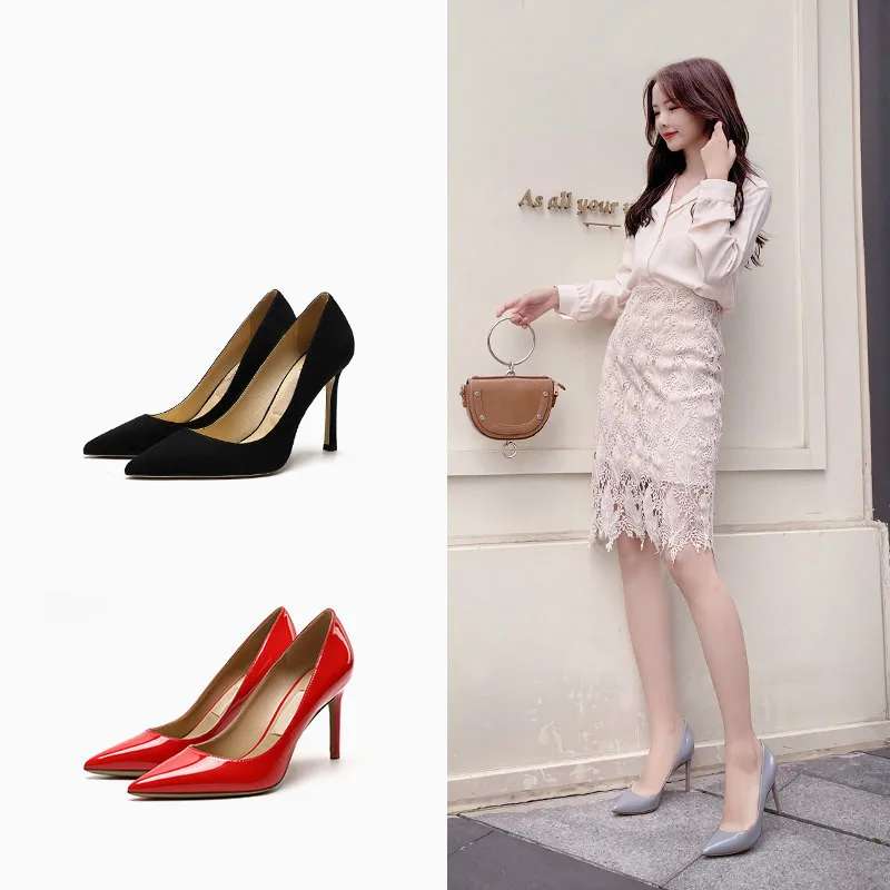 Luxury Brand Shoes Women Sexy Pointed Toe High Heel Stilettos Designer Wedding Shoes Ladies Thin Heel Pumps Zapatos Mujer YE21
Luxury Brand Shoes Women Sexy Pointed Toe High Heel Stilettos Designer Wedding Shoes Ladies Thin Heel Pumps Zapatos Mujer YE21
