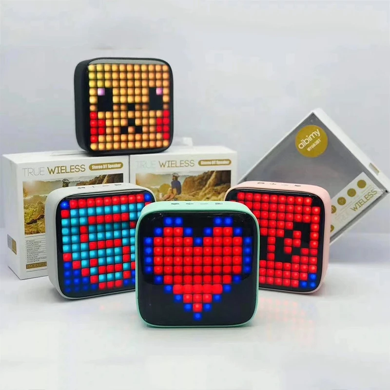 Square LED Creative Bluetooth Speaker Wireless Retro Girl Cute Lantern Gift Mini Pixel Speaker
Square LED Creative Bluetooth Speaker Wireless Retro Girl Cute Lantern Gift Mini Pixel Speaker