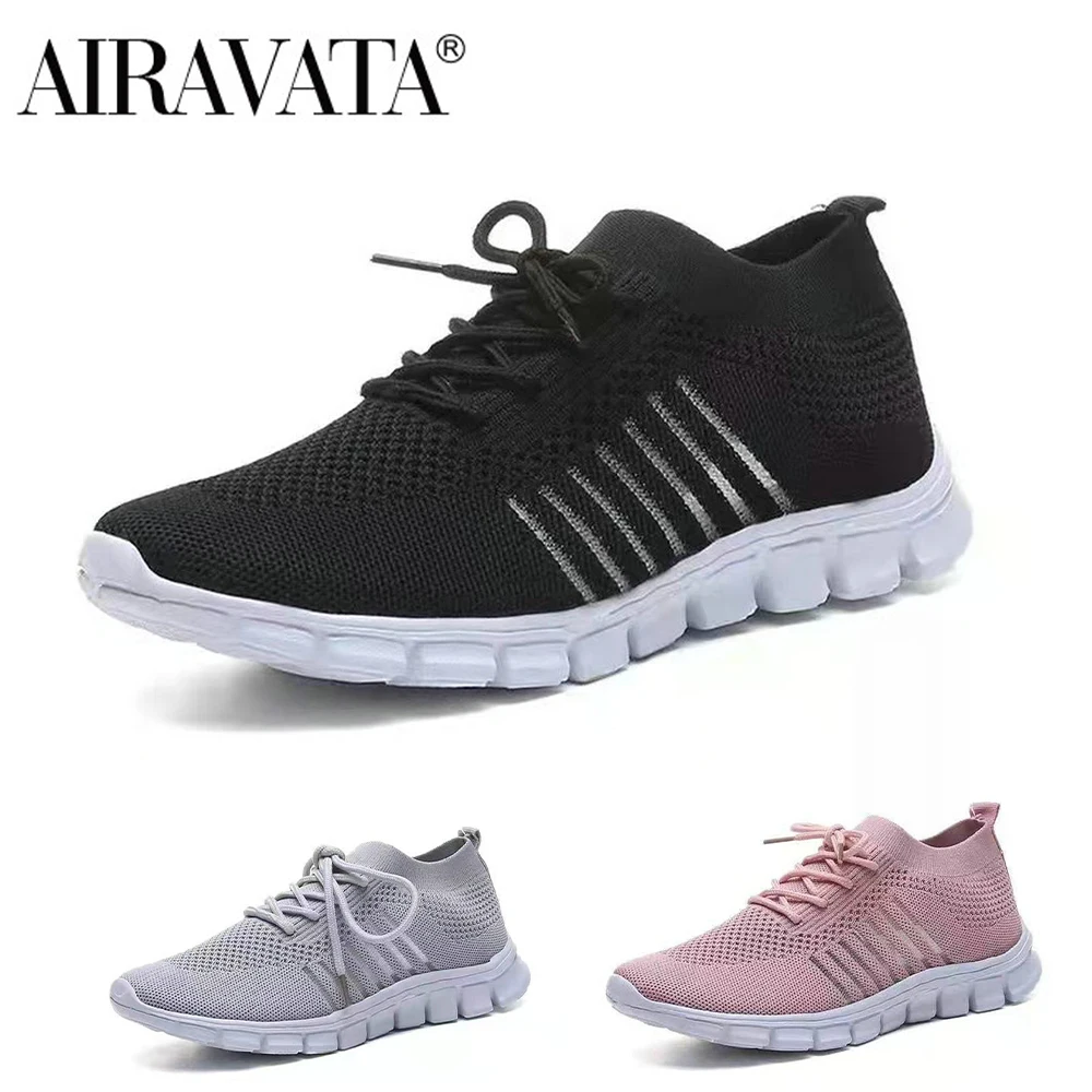 Airavata Women's Lace Up Sneakers Running Shoes Female Sport Comfortable Outdoor Lightweight Breathable Soft Bottom Shoes 35-43
Airavata Women's Lace Up Sneakers Running Shoes Female Sport Comfortable Outdoor Lightweight Breathable Soft Bottom Shoes 35-43