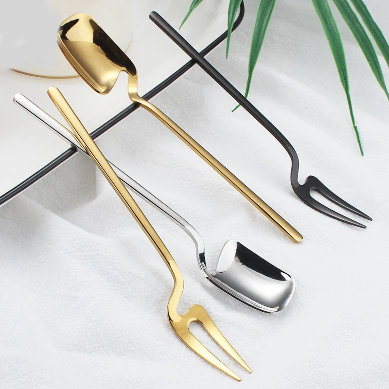 Creative Rainbow Fork Stainless Steel Fruit Forks Cake Fork Dessert Fork Tea Spoon Coffee Spoon Dinnerware Set Kitchen Gadgets
Creative Rainbow Fork Stainless Steel Fruit Forks Cake Fork Dessert Fork Tea Spoon Coffee Spoon Dinnerware Set Kitchen Gadgets