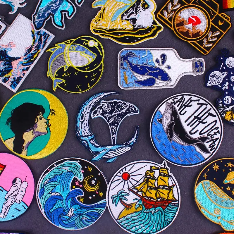 whale Patch The Sea Waves Patches on Clothing Iron on Jacket Applique Embroidered Patches Sewing Patch on Clothing Accessories
whale Patch The Sea Waves Patches on Clothing Iron on Jacket Applique Embroidered Patches Sewing Patch on Clothing Accessories