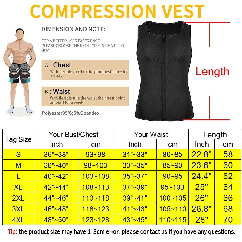 Men Waist Trainer Abdomen Slimming Body Shaper Belly Shapers Weight Loss Shapewear Tummy Slimming Vest Sweat Trimmer
Men Waist Trainer Abdomen Slimming Body Shaper Belly Shapers Weight Loss Shapewear Tummy Slimming Vest Sweat Trimmer