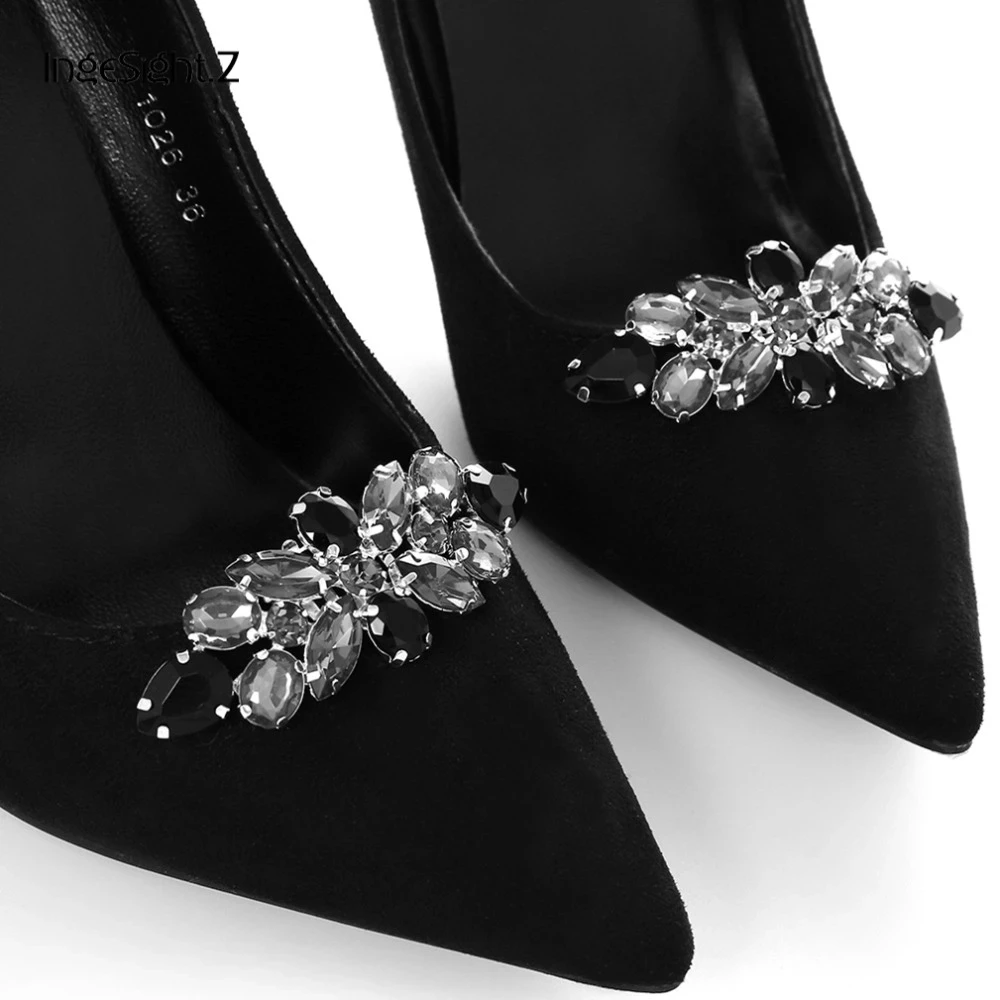 IngeSight.Z 2 Pieces Elegant Glass Drill Shoe Decoration Fashion Women Anklet Charm Crystal Shoe Clip Wedding Prom Accessories
IngeSight.Z 2 Pieces Elegant Glass Drill Shoe Decoration Fashion Women Anklet Charm Crystal Shoe Clip Wedding Prom Accessories