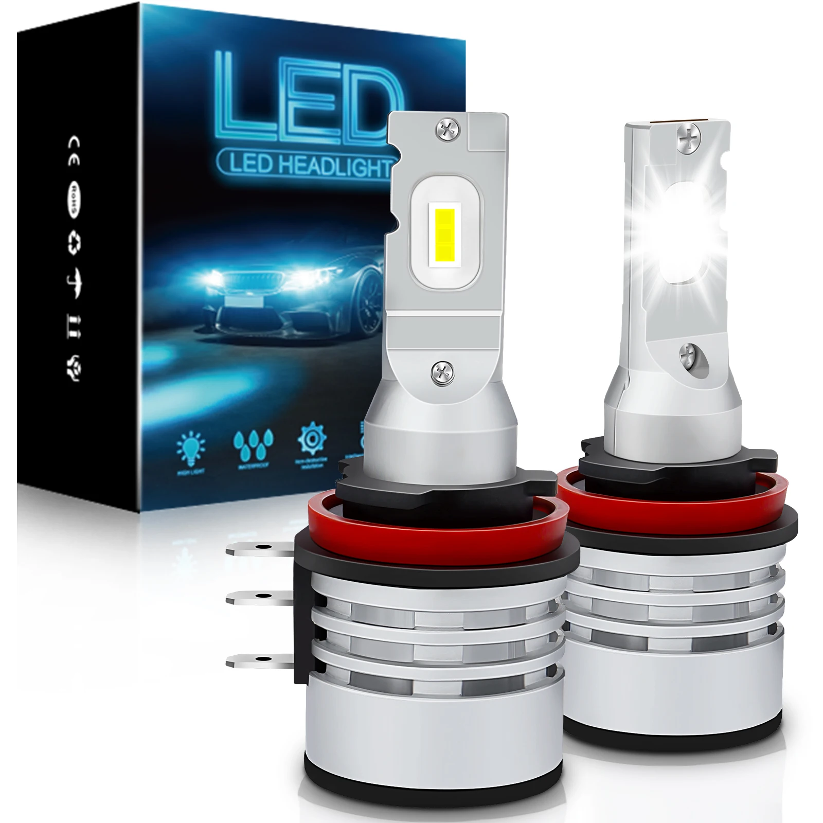 2PCS H15 Canbus Led Car Headlight Bulbs High Beam 6000K White 12V Conversion Driving Light For Golf 6 7 Touran CX-5 GLK260 A6 Q7
2PCS H15 Canbus Led Car Headlight Bulbs High Beam 6000K White 12V Conversion Driving Light For Golf 6 7 Touran CX-5 GLK260 A6 Q7