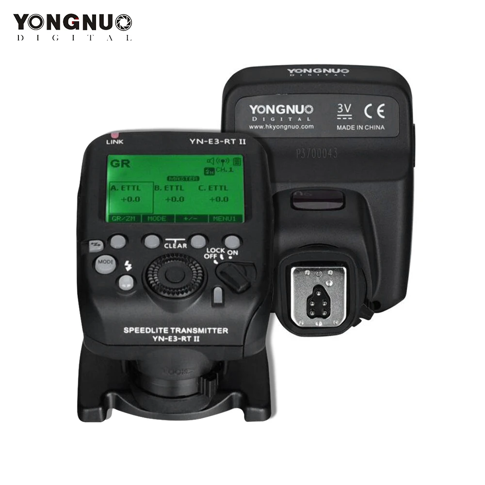 YONGNUO YN-E3-RT II на камере Вспышка Speedlite передатчик радио триггер совместим с ST-E3-RT/600EX-RT/YN-E3-RT/YN968EX-RT
YONGNUO YN-E3-RT II на камере Вспышка Speedlite передатчик радио триггер совместим с ST-E3-RT/600EX-RT/YN-E3-RT/YN968EX-RT