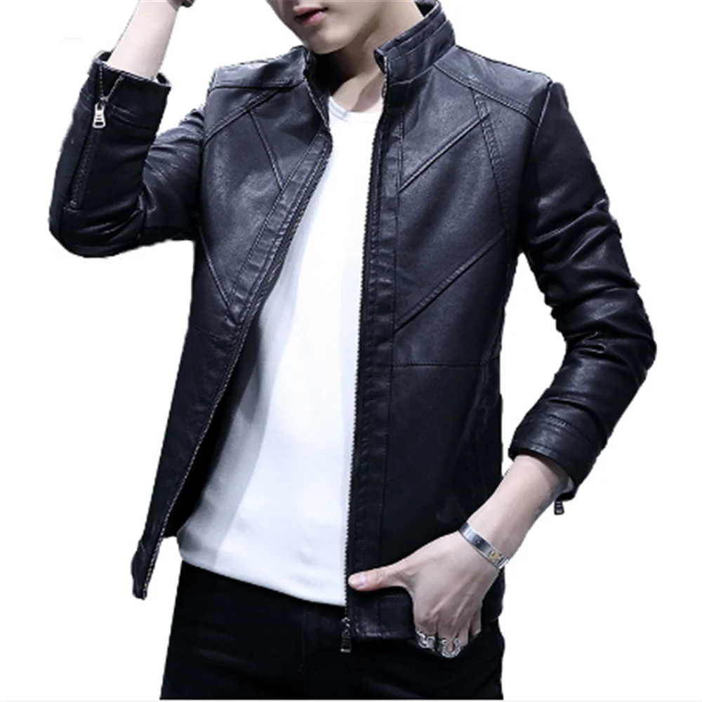 Модная новинка; Лидер продаж; Осенняя мужская Повседневная парка на молнии; Кожаная куртка с воротником; Верхняя одежда; Пальто
Модная новинка; Лидер продаж; Осенняя мужская Повседневная парка на молнии; Кожаная куртка с воротником; Верхняя одежда; Пальто