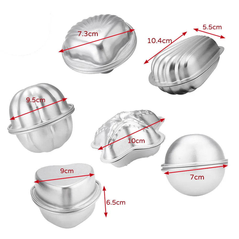 DIY Mold Half Sphere Aluminum Alloy Bath Bomb Fizzy Craft Cake Candle Mould Creative New Bath Salt Mould
DIY Mold Half Sphere Aluminum Alloy Bath Bomb Fizzy Craft Cake Candle Mould Creative New Bath Salt Mould