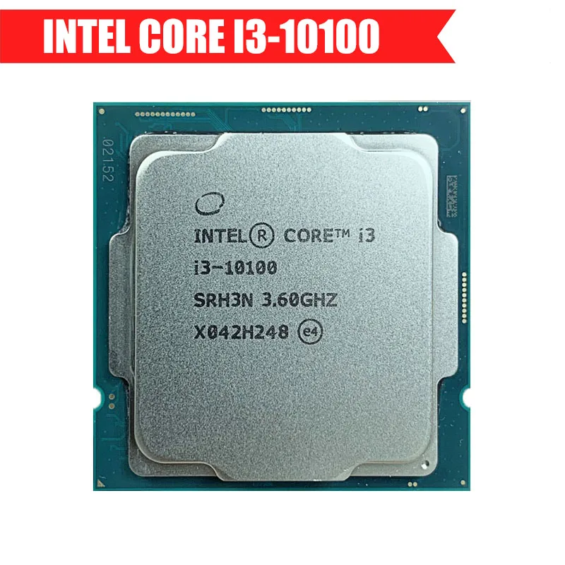 Intel Core i3-10100 Processor 6M Cache, 4.30 GHz, 14nm, 65W, Quad-Core Eight-Thread, DDR4 -2666MHz i3 10100 Desktop CPU 
Intel Core i3-10100 Processor 6M Cache, 4.30 GHz, 14nm, 65W, Quad-Core Eight-Thread, DDR4 -2666MHz i3 10100 Desktop CPU
