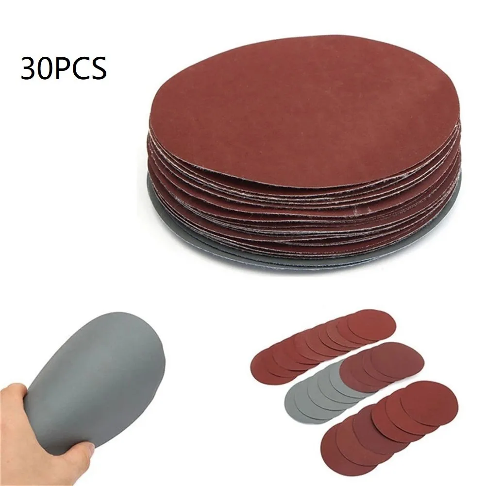 30pcs Aluminum Oxide Sanding Discs 5 Inch Round Sandpaper Hook And Loop Sanding Discs Grit 800-3000# For Grinding And Polishing
30pcs Aluminum Oxide Sanding Discs 5 Inch Round Sandpaper Hook And Loop Sanding Discs Grit 800-3000# For Grinding And Polishing