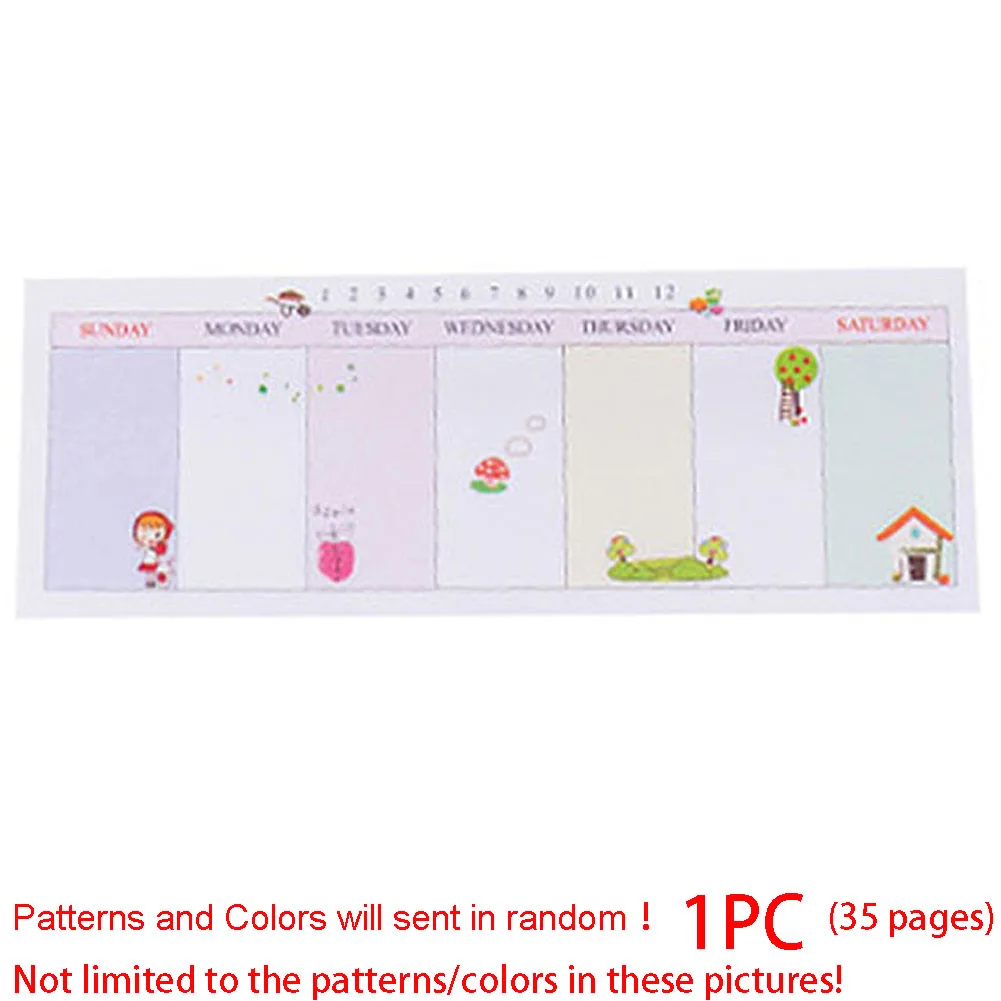 Week Plan DIY Students Portable Lovely Paper Office Writing Stationery School Memo Pad
Week Plan DIY Students Portable Lovely Paper Office Writing Stationery School Memo Pad