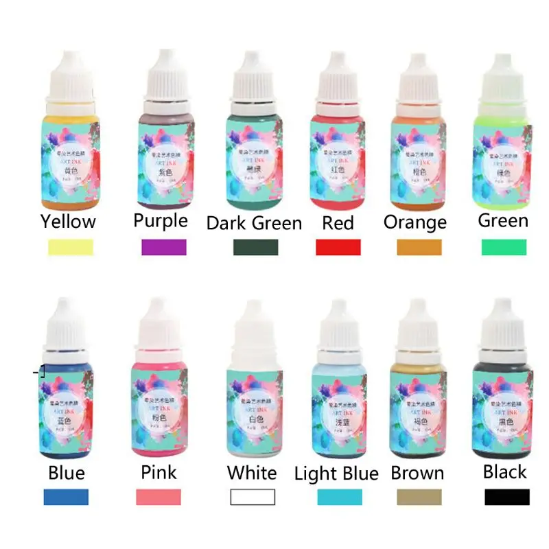Art Ink Natural Pigment Colorant Dye Ink Diffusion UV Epoxy Resin Jewelry Making
Art Ink Natural Pigment Colorant Dye Ink Diffusion UV Epoxy Resin Jewelry Making