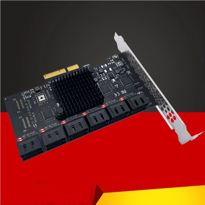 ЧИА Майнинг 12 портов SATA 3,0 PCIe карта SATA контроллер 6G внутренний адаптер преобразователь PCI Express X4 к SATA переходник расширения карты
ЧИА Майнинг 12 портов SATA 3,0 PCIe карта SATA контроллер 6G внутренний адаптер преобразователь PCI Express X4 к SATA переходник расширения карты