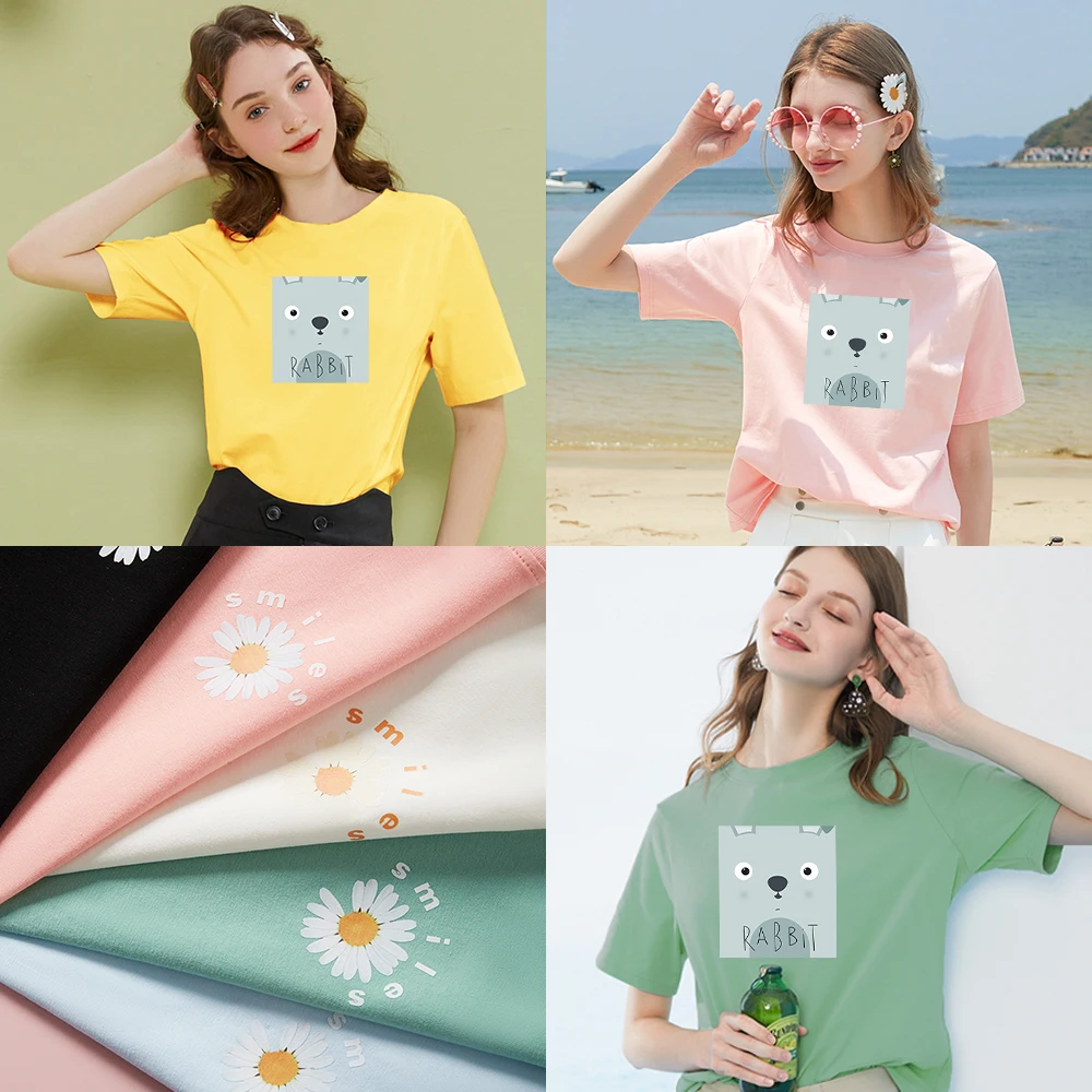 Cartoon male / female fashion print girl Cloth Top Short-sleeved T-shirt Summer Clothing Short Tshirt
Cartoon male / female fashion print girl Cloth Top Short-sleeved T-shirt Summer Clothing Short Tshirt