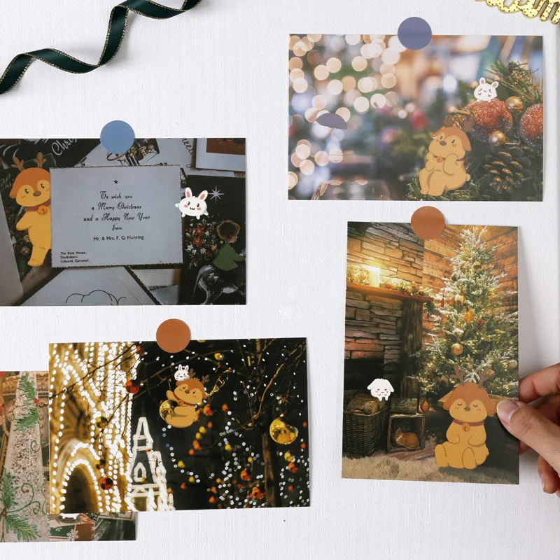 

Рождественские украшения, открытки, рождественские открытки, наклейки на стену, наклейки на стену для комнаты, спальни, Фоновые наклейки «с...