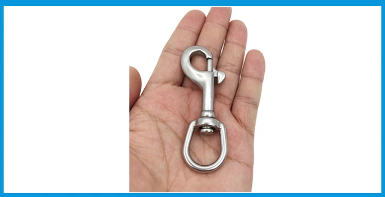 10PCS 83mm SS304 Swivel-Eye Bolt Spring Snap Hook oval Eye Swivel Quick Hook Hiking Camping Carabiner Pet Chains
10PCS 83mm SS304 Swivel-Eye Bolt Spring Snap Hook oval Eye Swivel Quick Hook Hiking Camping Carabiner Pet Chains