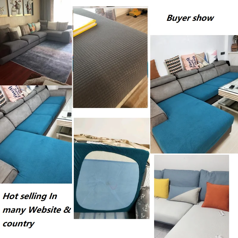 Thick Sofa Seat Cushion Couch Cover for Living Room Chair Cover Pets Furniture Protector Stretch Removable Slipcover1/2/3/4 Seat
Thick Sofa Seat Cushion Couch Cover for Living Room Chair Cover Pets Furniture Protector Stretch Removable Slipcover1/2/3/4 Seat