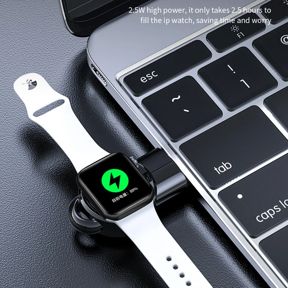 Smart Bracelet USB Magnetic Wireless Charger 2.5W Portable Outdoor Shopping Wearing Accessories for iWatch 1-6 SE
Smart Bracelet USB Magnetic Wireless Charger 2.5W Portable Outdoor Shopping Wearing Accessories for iWatch 1-6 SE