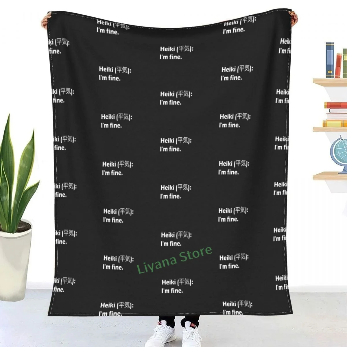 Heiki In English We Say I'm Fine... Throw Blanket 3D printed sofa bedroom decorative blanket children adult Christmas gift
Heiki In English We Say I'm Fine... Throw Blanket 3D printed sofa bedroom decorative blanket children adult Christmas gift
