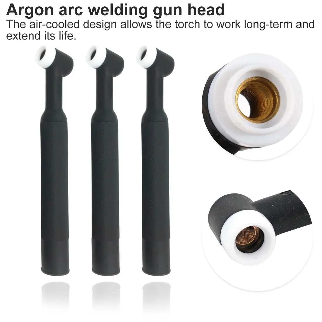 Welding Torch Head 225MM Tig Body Black Flexible Head Body Nozzle Gas Cooled Torch 26 Series Welding Accessories
Welding Torch Head 225MM Tig Body Black Flexible Head Body Nozzle Gas Cooled Torch 26 Series Welding Accessories