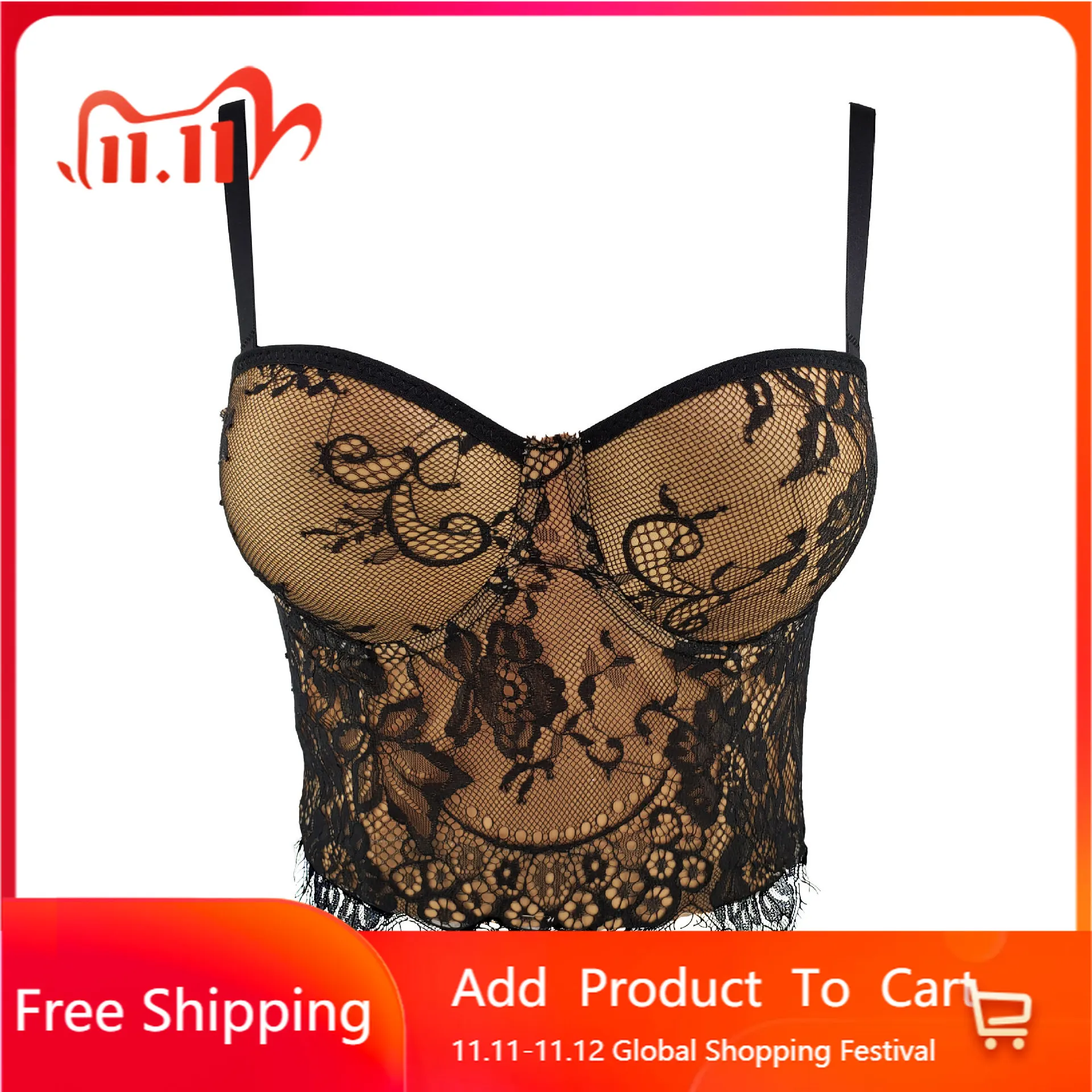 Lace Embroidery Mesh Summer Top 2021 Short Sexy Black Tops Female Crop Top Women Harajuku Camis With Built In Bra Clothes
Lace Embroidery Mesh Summer Top 2021 Short Sexy Black Tops Female Crop Top Women Harajuku Camis With Built In Bra Clothes