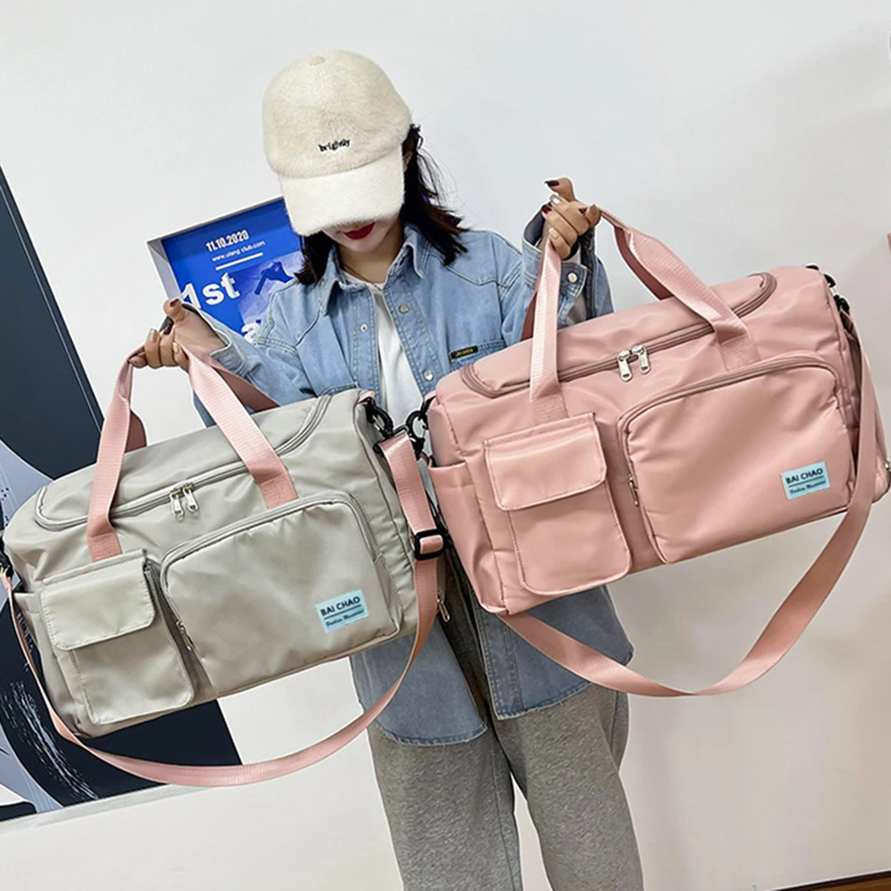 Fashion Women Letters Patchwork Fitness Travel Shoulder Crossbody Bag Outdoor Casual Sports Large Capacity Nylon Handbags
Fashion Women Letters Patchwork Fitness Travel Shoulder Crossbody Bag Outdoor Casual Sports Large Capacity Nylon Handbags
