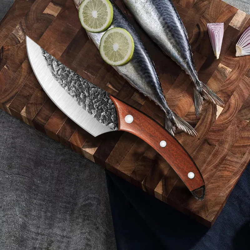 Forged Stainless Steel Butcher Knife Hunting Knife Meat Knife Fish Knife Boning Knife Cooking knife Chef Knife
Forged Stainless Steel Butcher Knife Hunting Knife Meat Knife Fish Knife Boning Knife Cooking knife Chef Knife