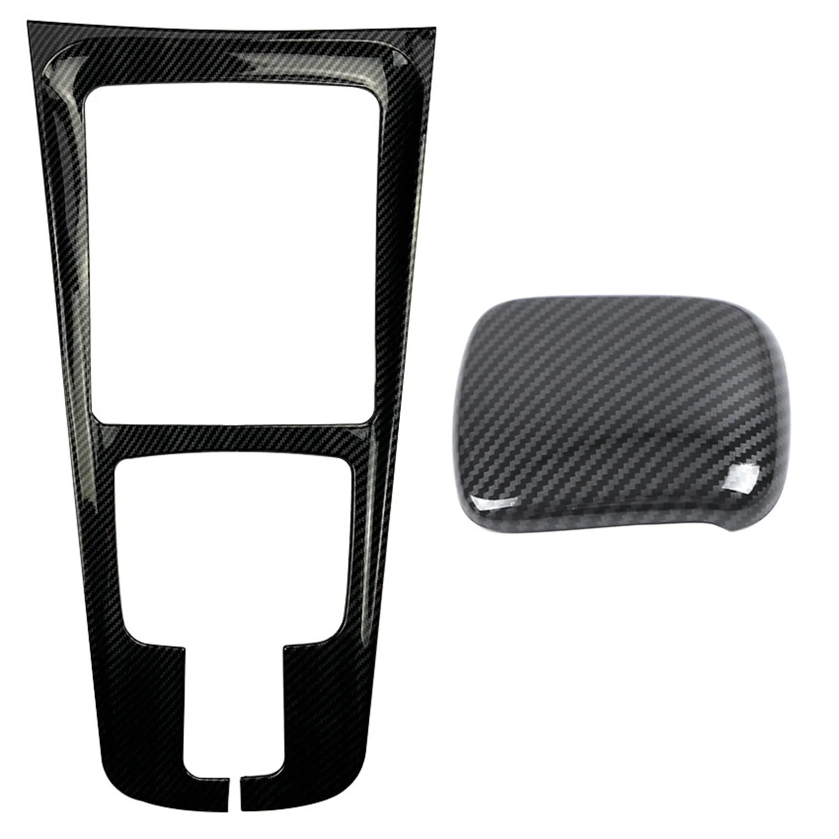 Carbon Fiber Center Console Water Cup Holder Frame Decoration with Car Gear Shift Knob Frame Cover Trim Moldings
Carbon Fiber Center Console Water Cup Holder Frame Decoration with Car Gear Shift Knob Frame Cover Trim Moldings