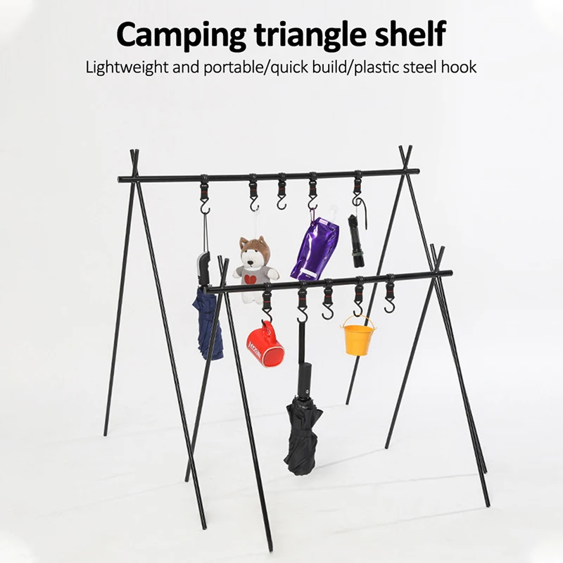 Camping Triangular Clothes Storage Rack Aluminum Alloy Hanging Rack Outdoor Folding Camping Shelf Outdoor Tools
Camping Triangular Clothes Storage Rack Aluminum Alloy Hanging Rack Outdoor Folding Camping Shelf Outdoor Tools