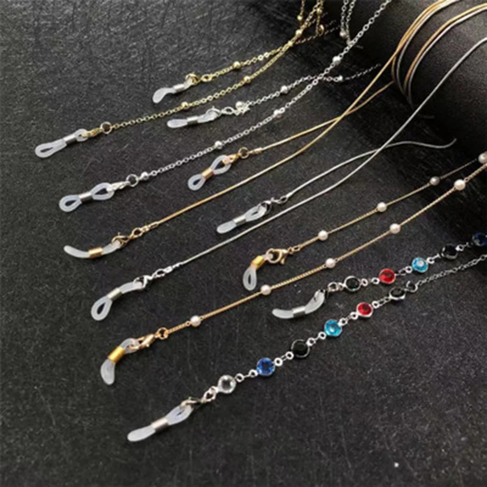 6pcs/set Sunglasses Masking Chains For Women Multiple Acrylic Pearl Crystal Eyeglasses Chains Fashion
6pcs/set Sunglasses Masking Chains For Women Multiple Acrylic Pearl Crystal Eyeglasses Chains Fashion
