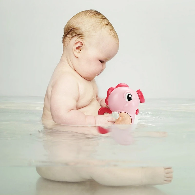 Bath Toys Bathtub Seahorse Toy with Switchable Water Outlet Modes Tub Spray Sprinkler Pool Bathtime Game for Toddlers
Bath Toys Bathtub Seahorse Toy with Switchable Water Outlet Modes Tub Spray Sprinkler Pool Bathtime Game for Toddlers